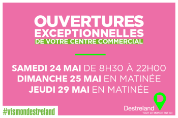 Ouverture exceptionnelle