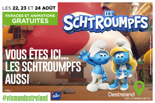 Vous êtes ici... les SCHTROUMPFS aussi